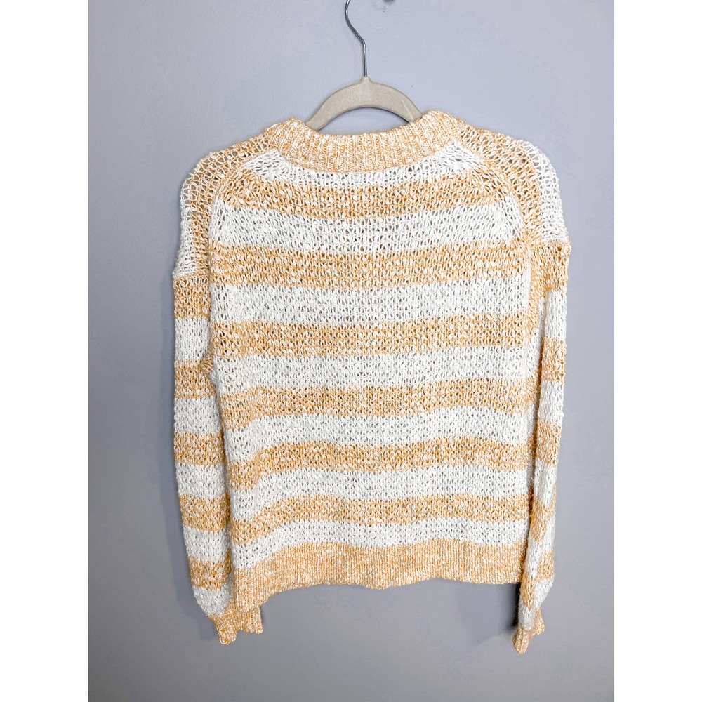 Madewell Baez Pullover Sweater in Stripe Size xxs - Picture 4 of 10